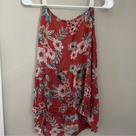 Maurices Women's Tank Top Spaghetti Strap Crochet Style Floral Flowers Lace XL - Picture 7 of 7